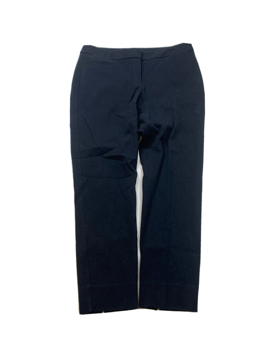 White House Black Market Women's Black Cropped Skimmer Pants - 4 R