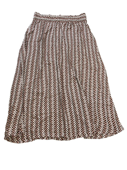 NEW LOFT Women's Multi-Color Midi Skirt -S