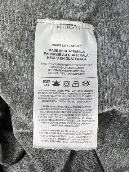 Nike Men's Gray Long Sleeve Dri-Fit Athletic Shirt - XL