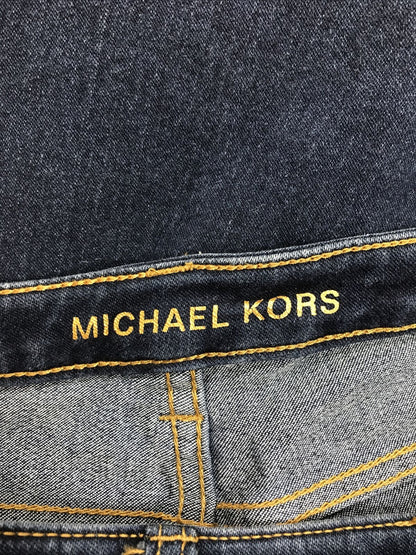 Michael Kors Women's Dark Wash Cropped Skinny Denim Jeans - 6