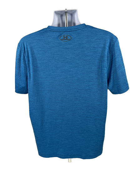 Under Armour Men's Blue HeatGear V-Neck Athletic Shirt - L