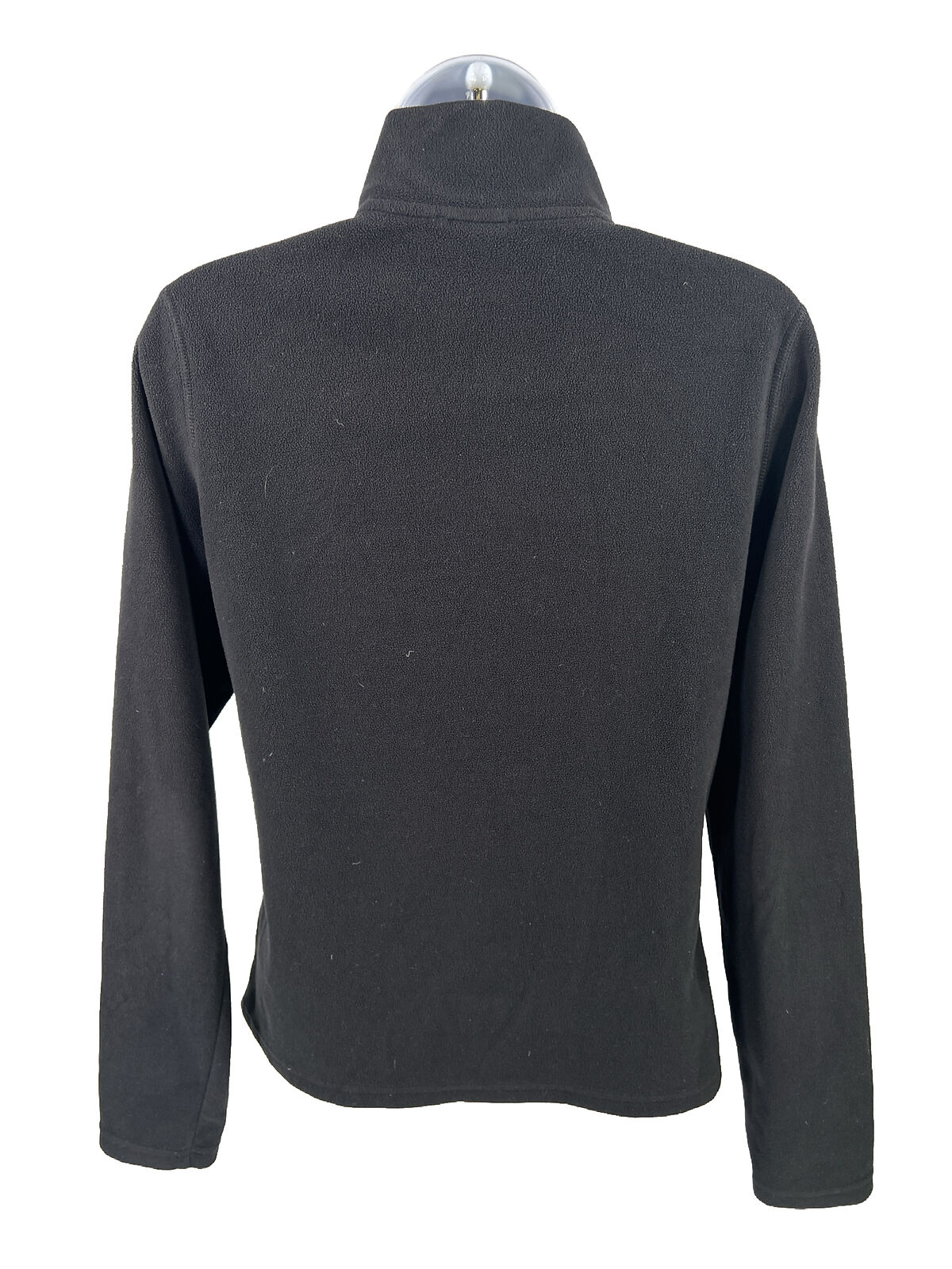 The North Face Women's Black TKA Fleece 1/4 Zip Pullover Jacket - S