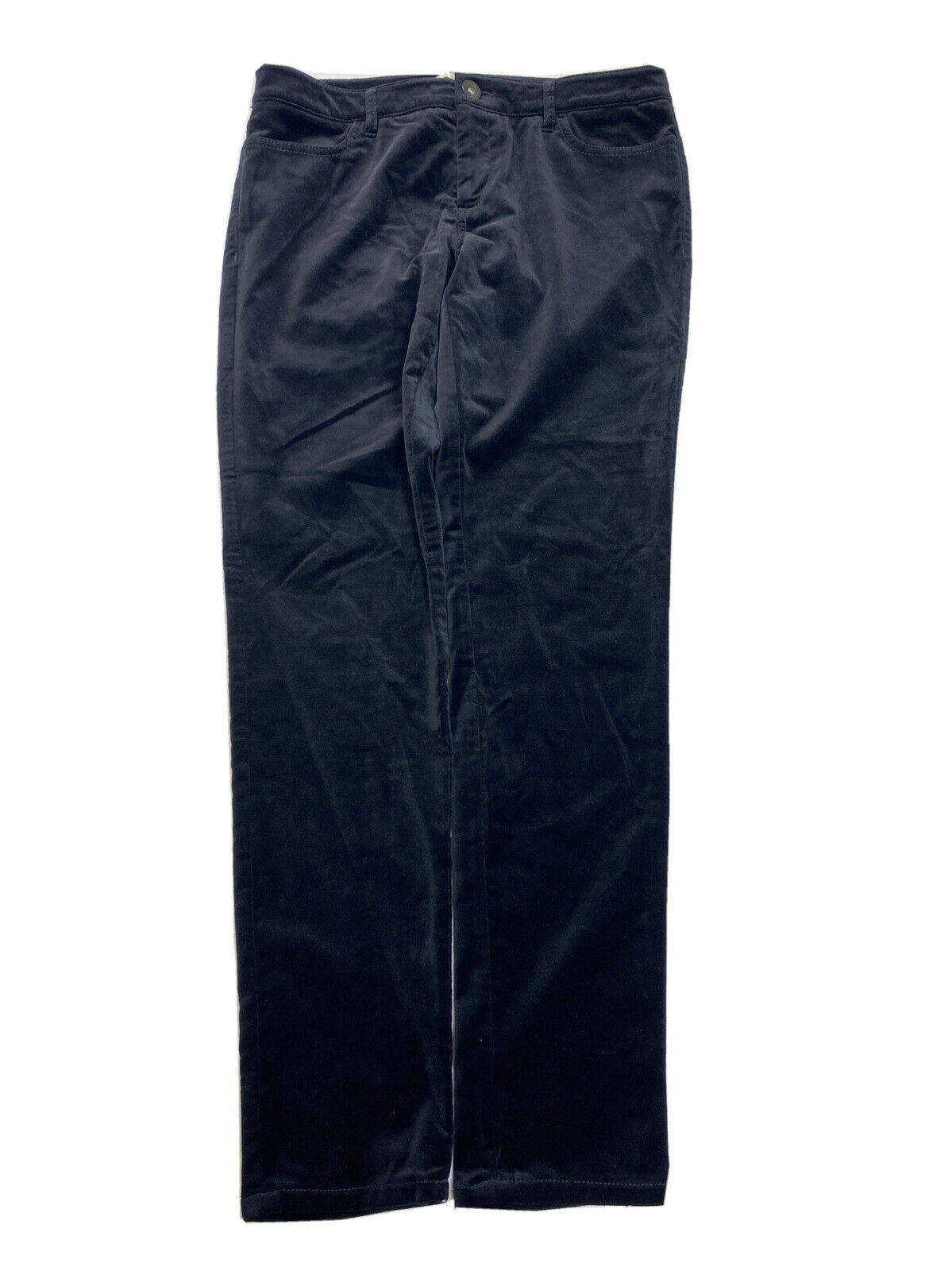 Banana Republic Women's Black Velour Velvet Slim Pants Sz 6
