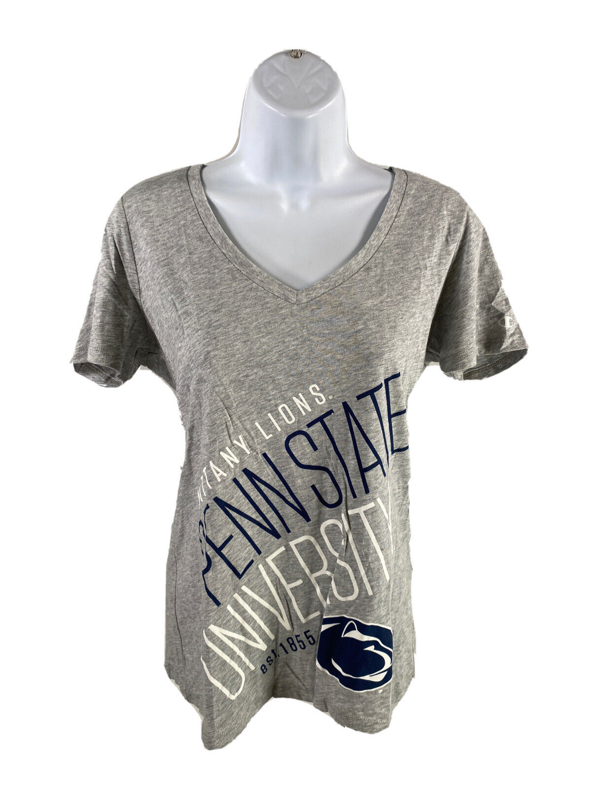 NEW Champion Women's Gray Penn State University Short Sleeve T-Shirt - M