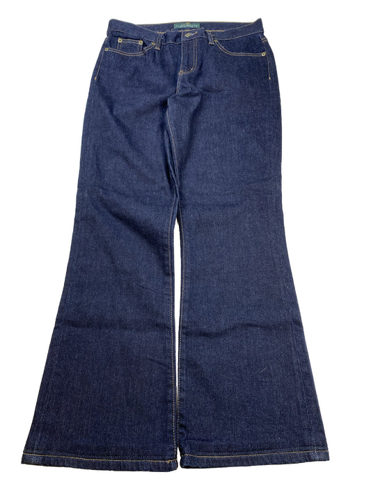 Ralph Lauren Women's Dark Wash Classic Boot Cut Jeans - 6