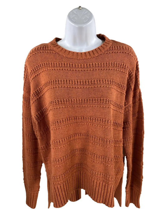 NEW Cupcakes and Cashmere Women's Orange Pullover Sweater - S