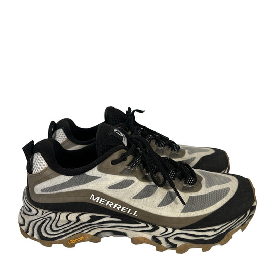 Merrell Women's White/Black Moab Speed Solution Hiking Sneakers - 9.5