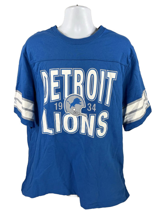 Nike NFL Men's Blue Detroit Lions Short Sleeve T-Shirt - 3XL