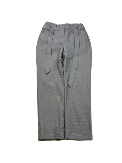 White House Black Market Pantalones de vestir tobilleros cónicos grises para mujer -2 Petite