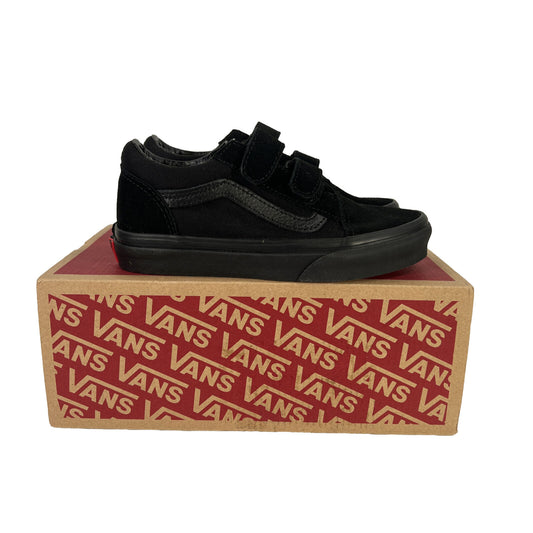 NEW Vans Little Kids Black Old Skool Low Top Sneakers - 13.5