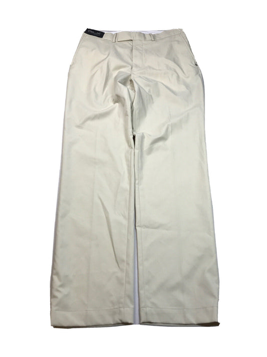 NEW RLX Ralph Lauren Men's Beige Polyester Golf Chino Pants - 32x32
