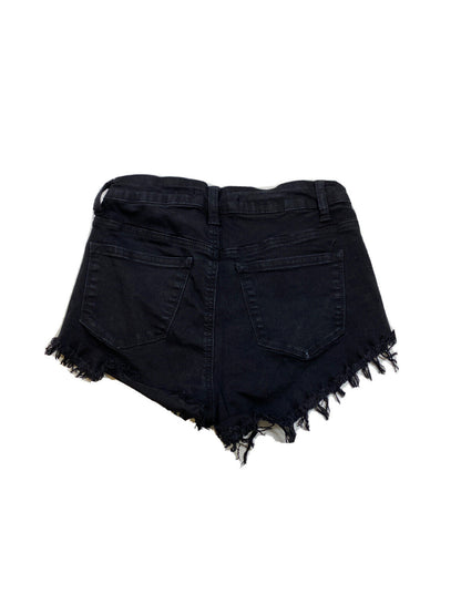 KanCan Pantalones cortos de mezclilla elásticos negros para mujer - 5/26