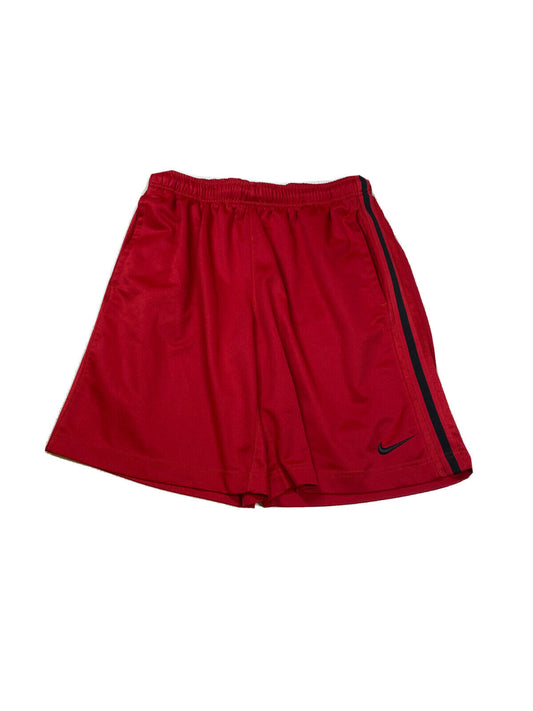 Nike Men's Red Polyester Dri-Fit Athletic Shorts w/ Pockets - M
