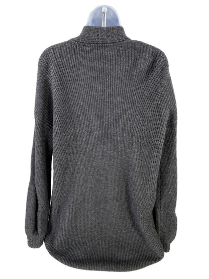 Athleta Women's Gray Wool/Cashmere Blend Lucca Wrap Sweater - S