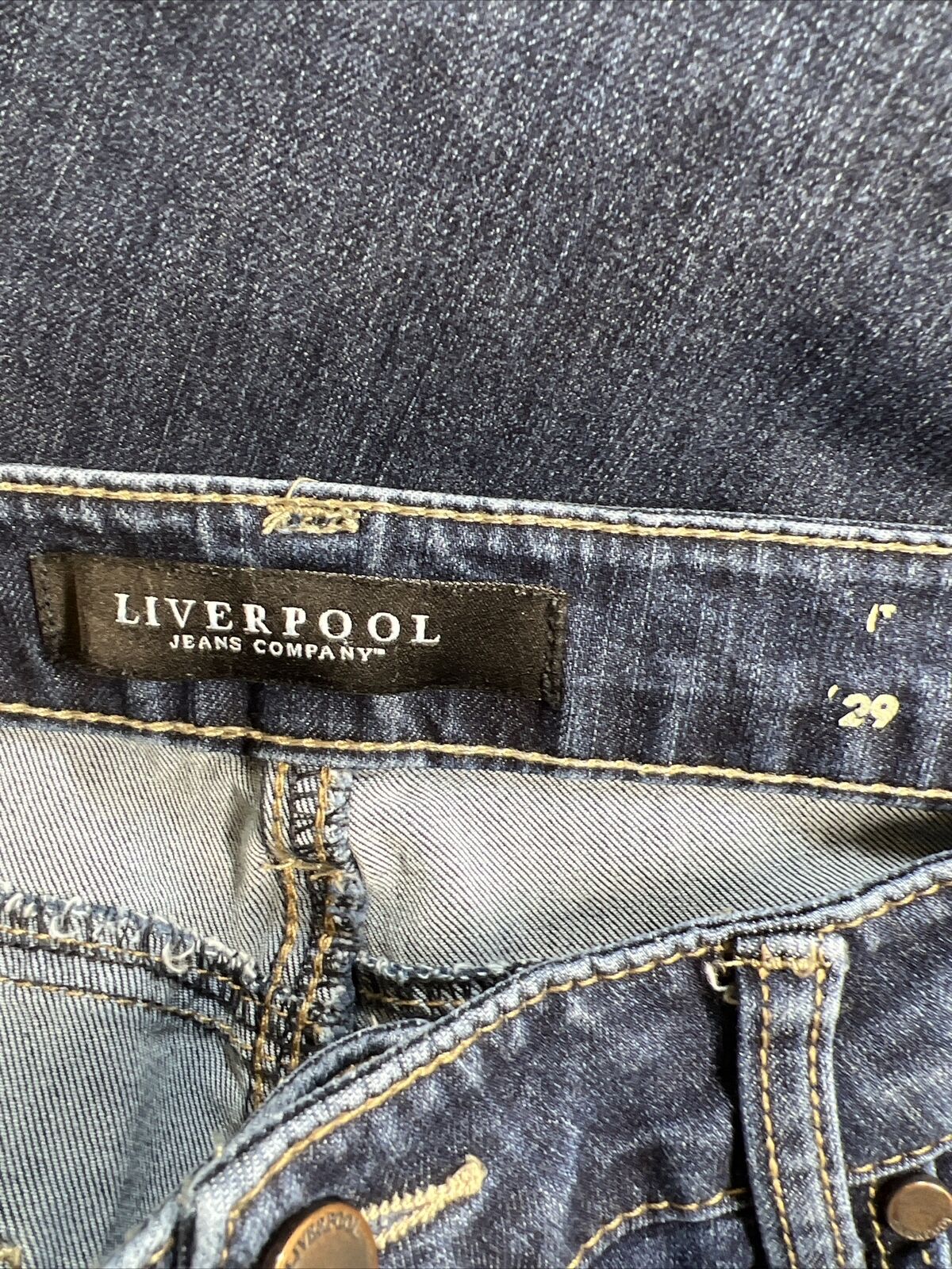 Liverpool Women's Medium Wash Bootcut Denim Jeans - 8