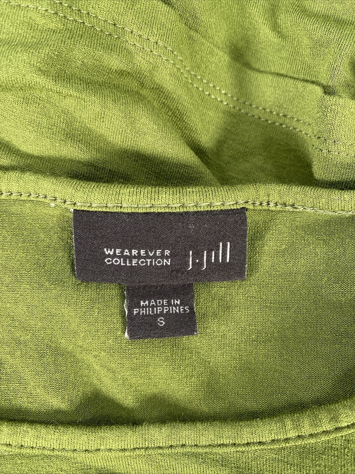 J. Jill Women's Green Long Sleeve Wearever Collection Shirt - S