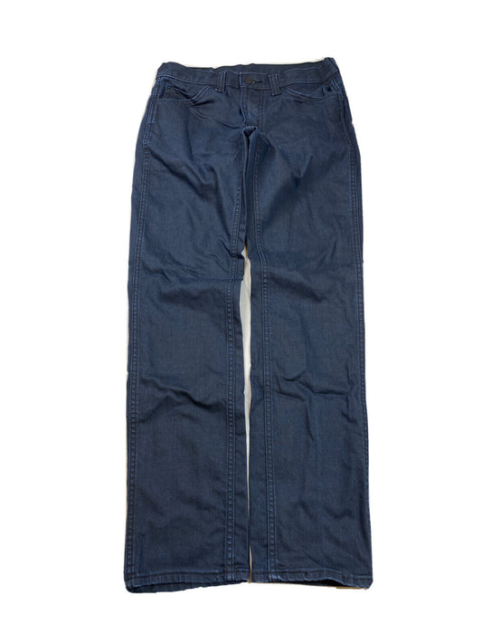 Levi's Men's Dark Blue Coated Denim 511 Slim Fit Jeans - 30x32