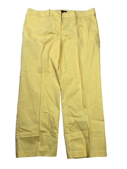 NEW Nautica Women's Yellow Straight Leg Pants - 12