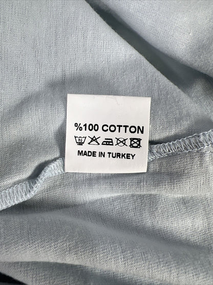 NEW Backer BCR Men's Blue/White Short Sleeve T-Shirt - XL