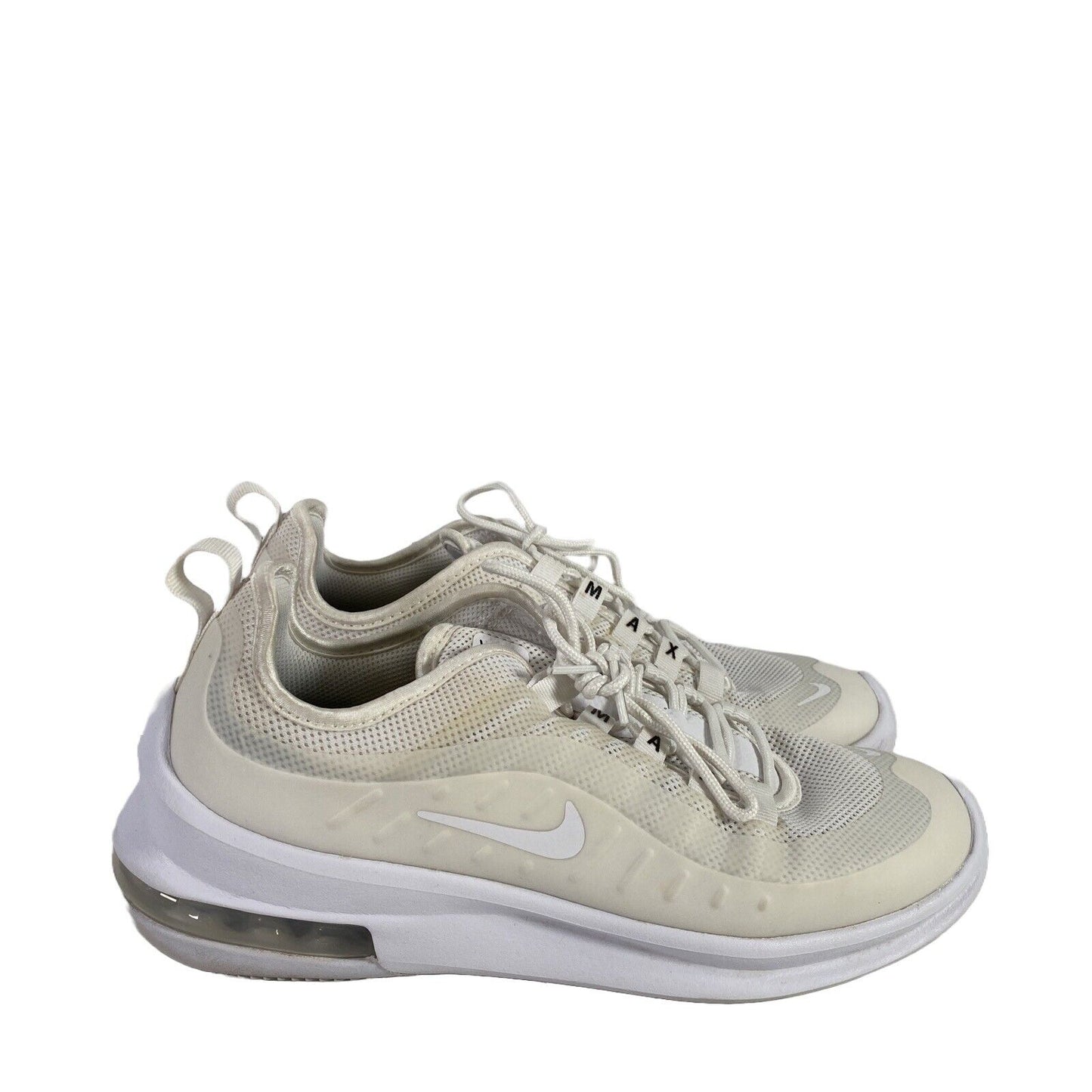 Nike Women's White Air Max AA2168 Lace Up Athletic Sneakers - 8