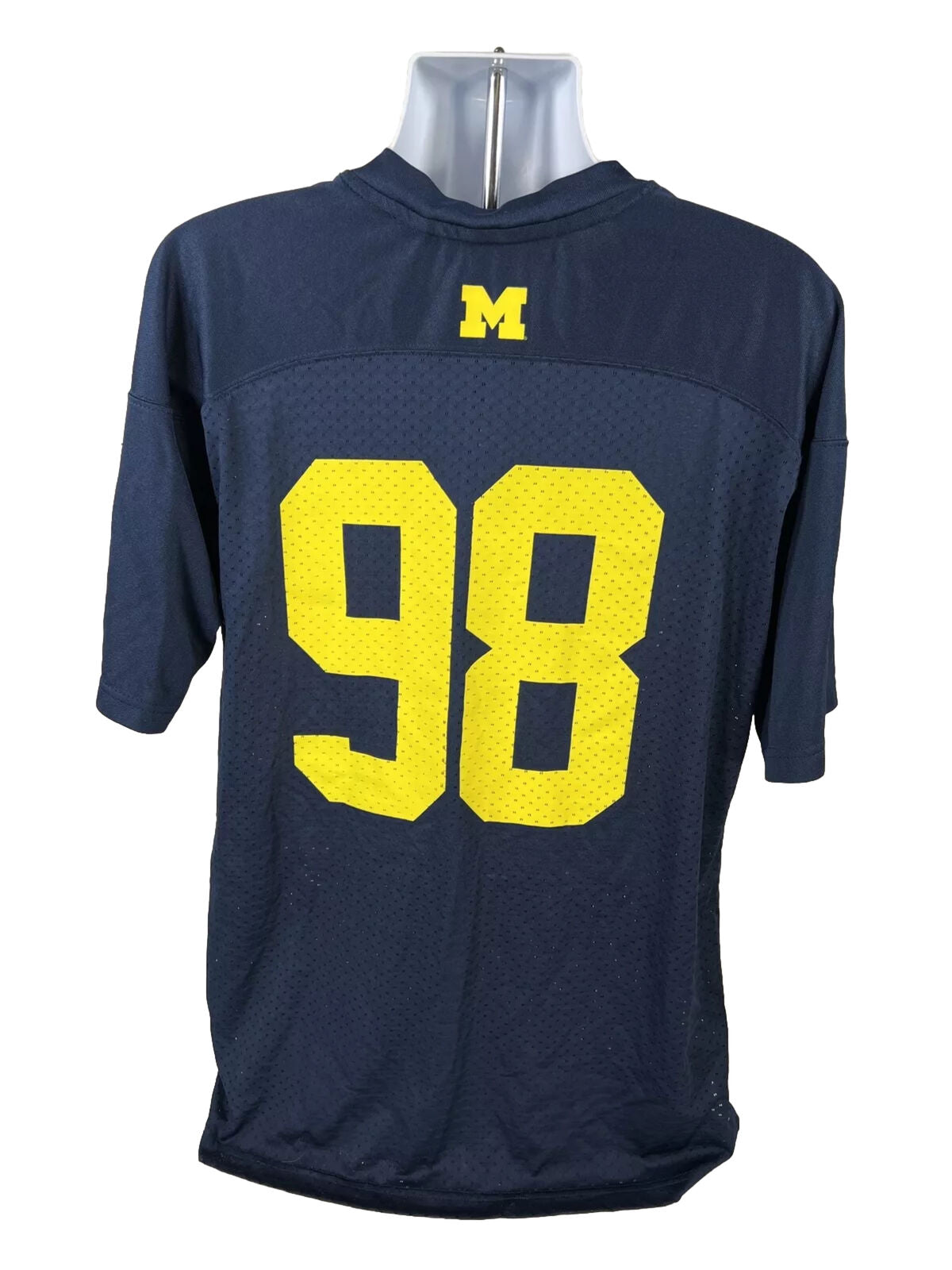 Camiseta de fútbol adidas número 96 de la Universidad de Michigan para hombre - XL