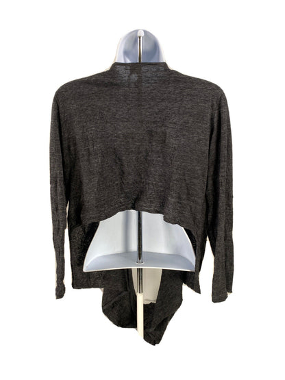 NEW Comfy USA Women's Black Long Sleeve Thin Wrap Around Sweater Sz S