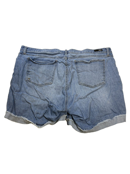Kut from the Kloth Pantalones cortos vaqueros elásticos con lavado claro para mujer - Plus 22W