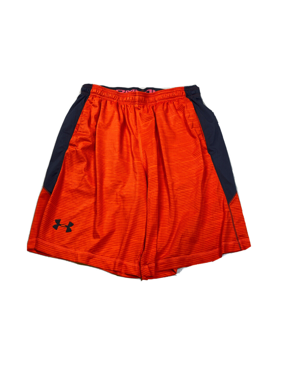 Under Armour Men's Orange Raid Loose Fit Athletic Shorts - L