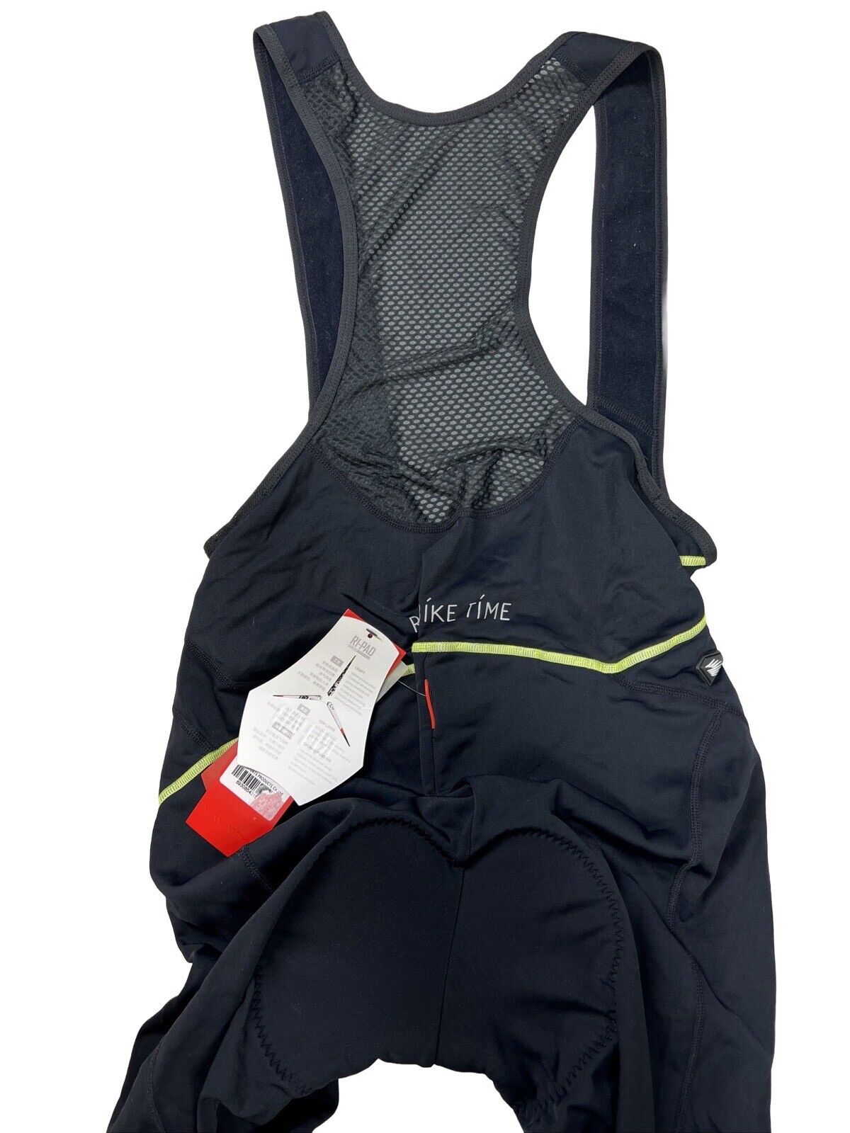 NUEVO Culotte con tirantes de una pieza con almohadilla de ciclismo Ri-Pad negro de Rion Sport para hombre - XL