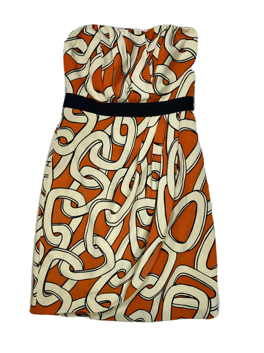 NEW The Limited Women's Beige/Orange Strapless Sheath Dress - 6