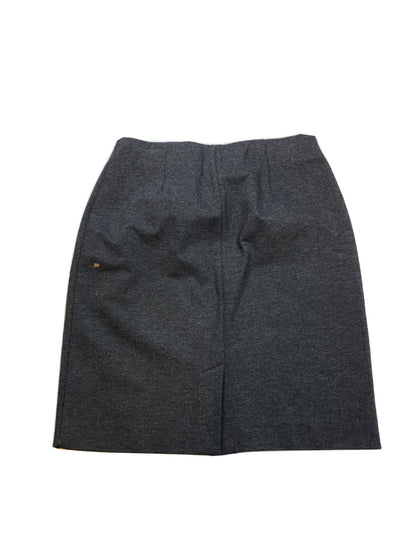 J. Jill Women's Gray Stretch Ponte Pencil Skirt - XS