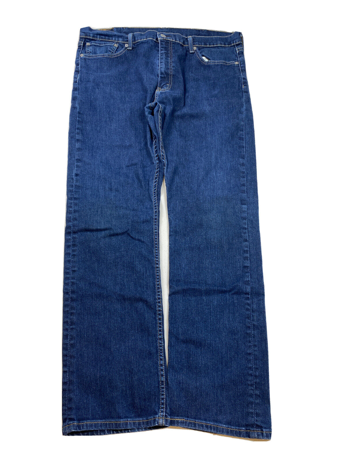 Levis Men's Dark Wash 513 Slim Straight Denim Jeans - 38x32