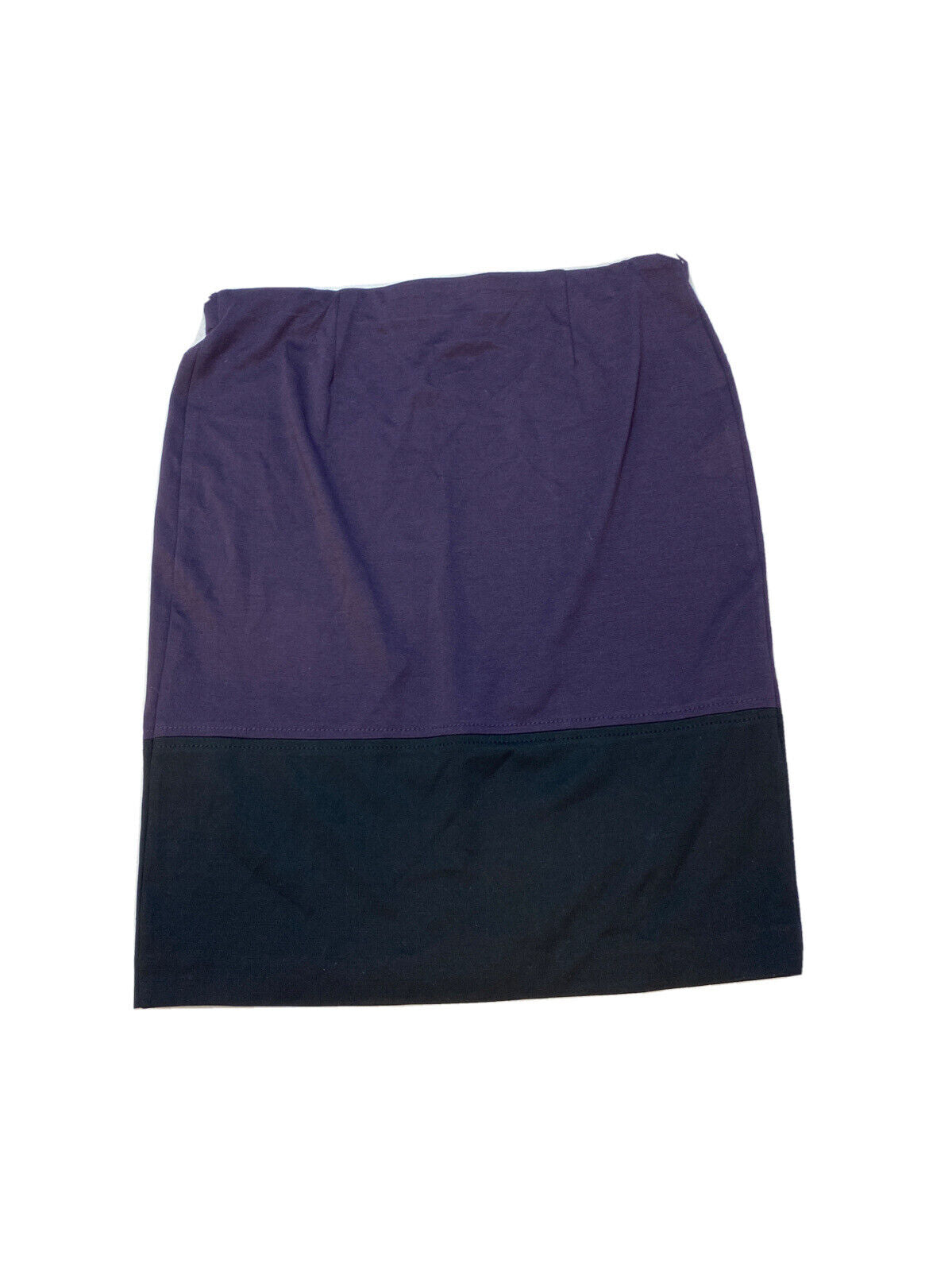 NEW Daisy Fuentes Women's Purple Stretch Straight Skirt Sz M