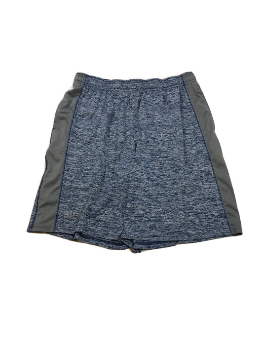 Under Armour Men's Blue Space Dye Athletic Shorts w/ Pockets - L