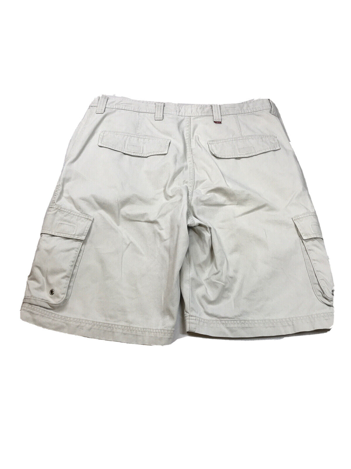 Levis Men's Beige Cotton Cargo Shorts - 36