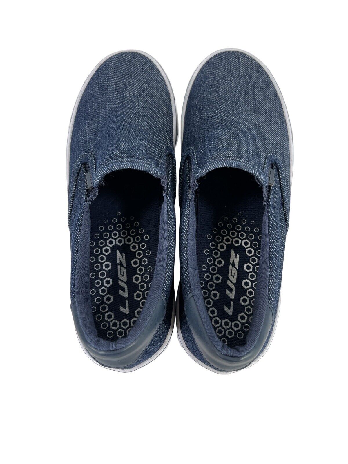 Lugz Men's Blue Clipper  Slip On Casual Sneakers - 9