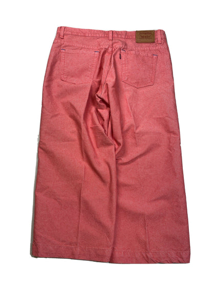 Levi's Women's Pink Denim Loose Fit Straight Leg Jeans - 12