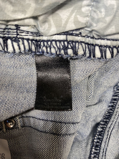 White House Black Market Jeans recortados con pedal de lavado medio para mujer -2