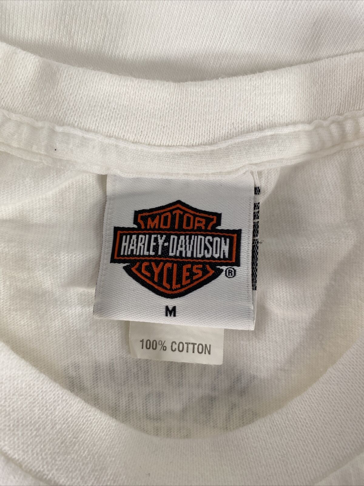 Harley Davidson Women's White "Grand Rapids, MI" Cotton T-Shirt - M