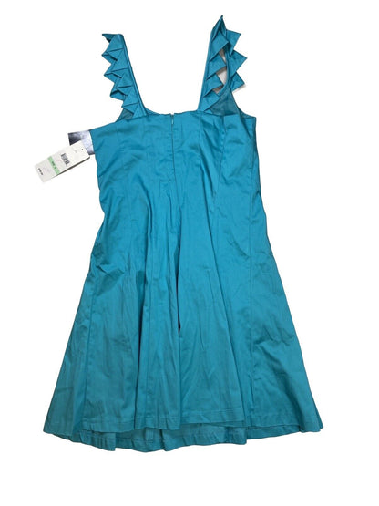 NEW K Studio Women's Blue Sleeveless Sheath Dress - 8