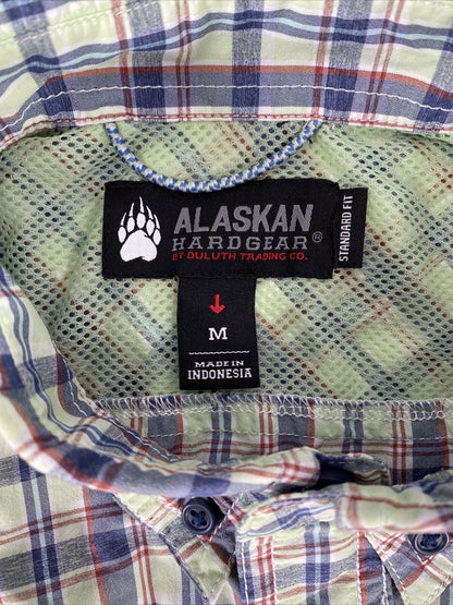 Alaskan Hardgear by Duluth Men's Green Standard Fit Button Up Shirt - M