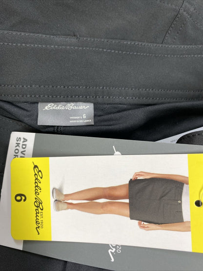 NUEVA falda pantalón forrada Eddie Bauer negra Adventure 2.0 para mujer - 6
