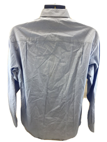 Calvin Klein Men's Blue Long Sleeve Button Up Shirt Sz 15.5 (34/35)