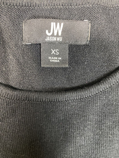 NEW Jason Wu JW Women's Black Sheath Sweater Dress Sz XS