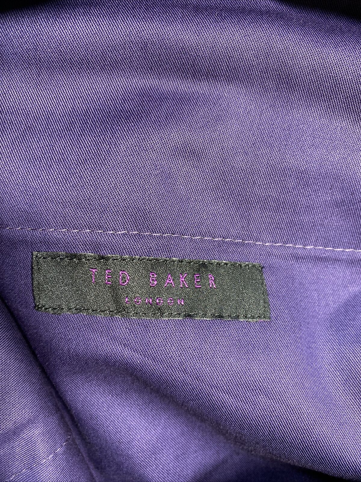 NEW Ted Baker Men's Purple Jerome Wool Dress Pants - 38 R