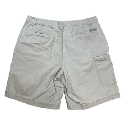 Columbia Pantalones cortos cargo de algodón beige para hombre - 36