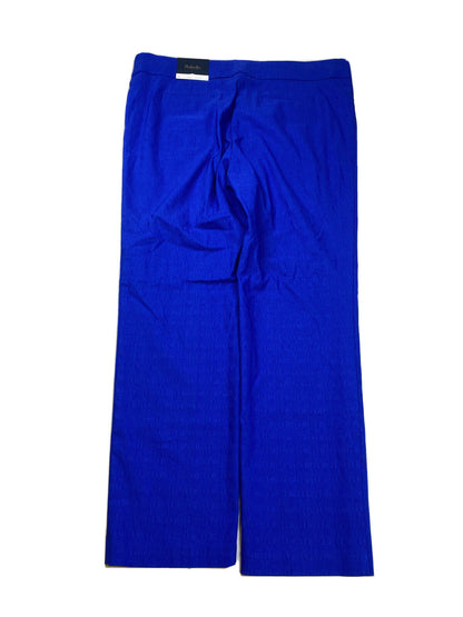 NEW Rafaella Women's Blue Comfort High Rise Ankle Pants - 16