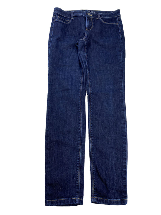 White House Black Market Women's Dark Wash Stretch Jegging Jeans - S