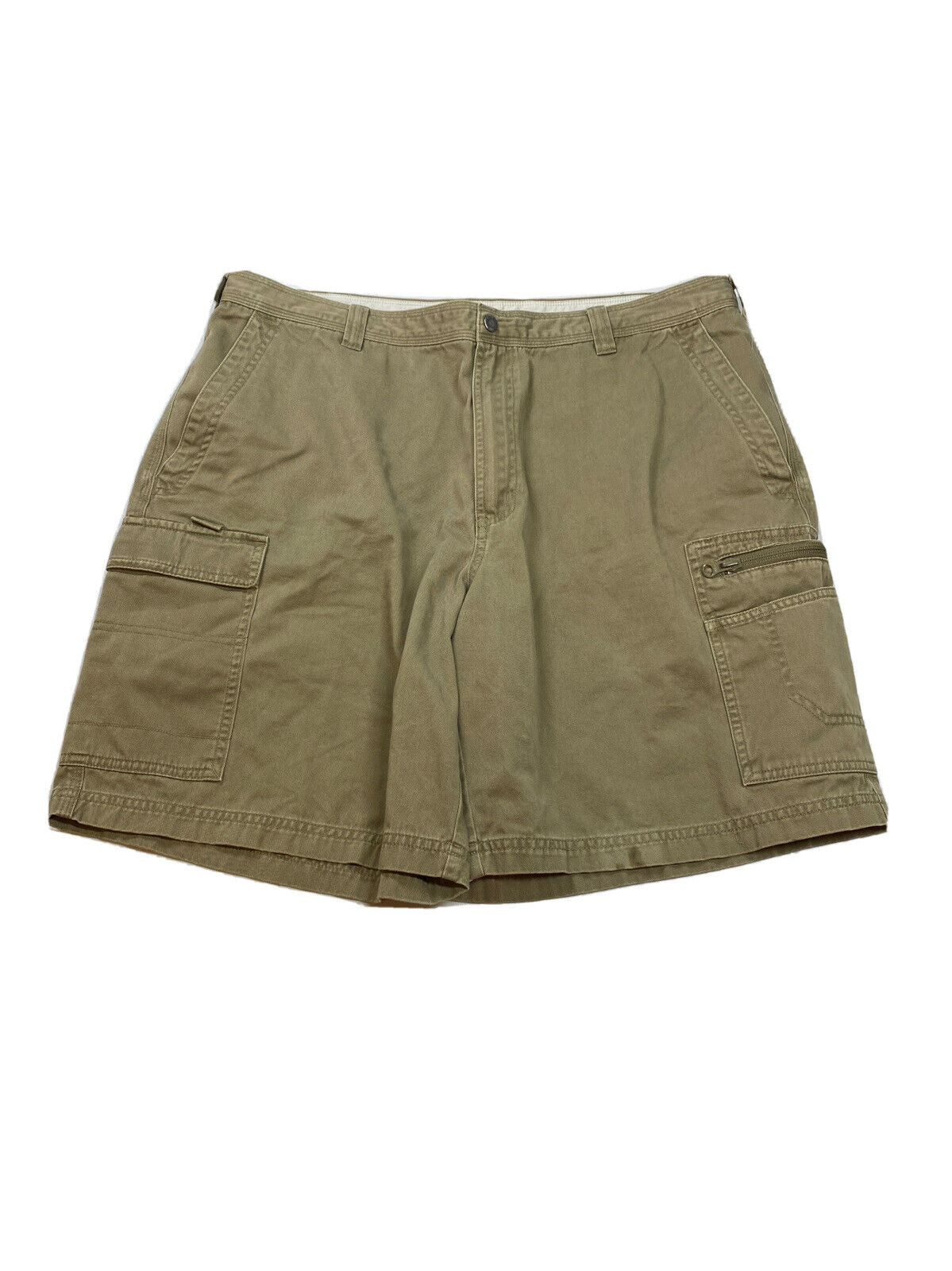 Columbia Men's Beige 100% Cotton Cargo Shorts - 38