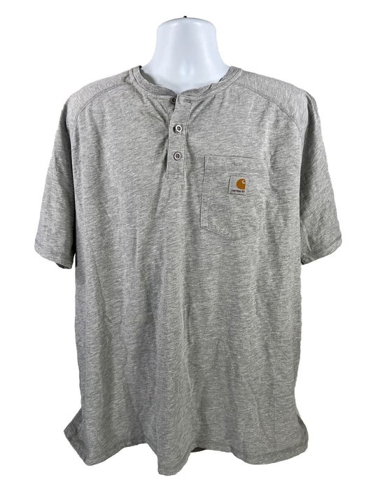 Carhartt Men's Gray Relaxed Fit Short Sleeve T-Shirt - 3XL
